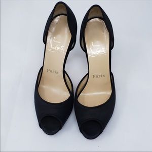 Christian louboutin peep toe